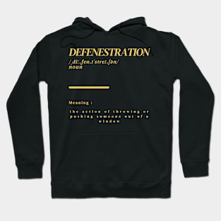 Word Defenestration Hoodie
